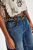 Free People Indigo Dreaming Raffia Belt