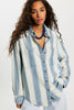 Free People Crossroads Striped Shirt