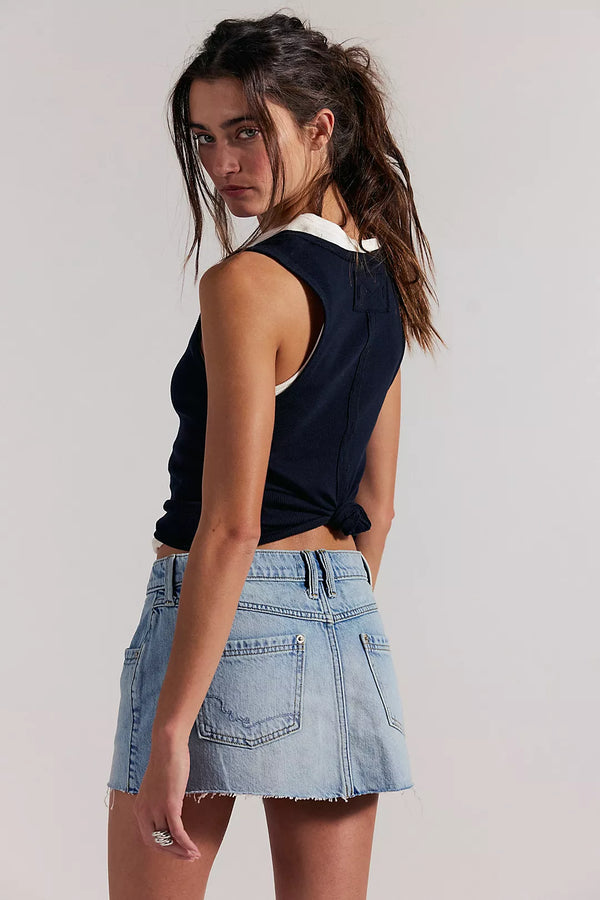 Free People Lainey Low Rise Mini Skirt