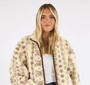 Moon River Teddy Zip Up Jacket