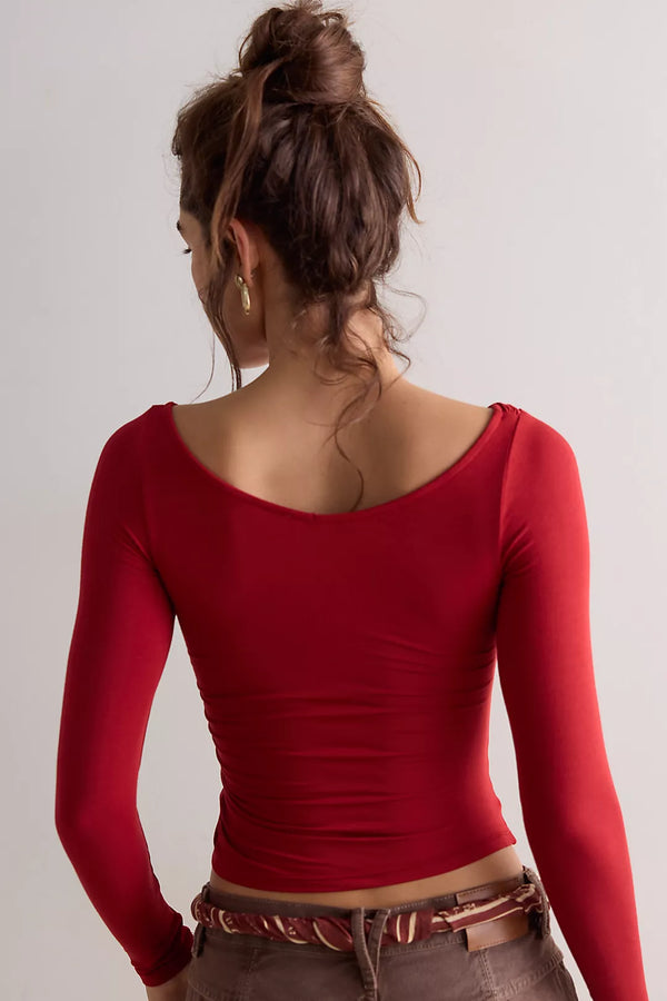Free People That's A Wrap Layering Top