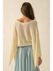 Promesa Sheer Knit Poncho