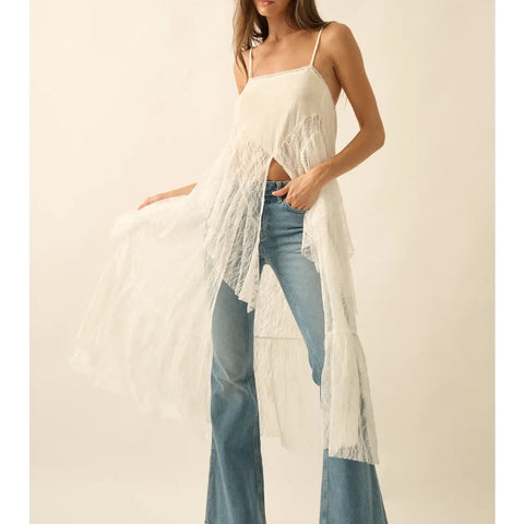 Promesa Lace Flyaway Maxi