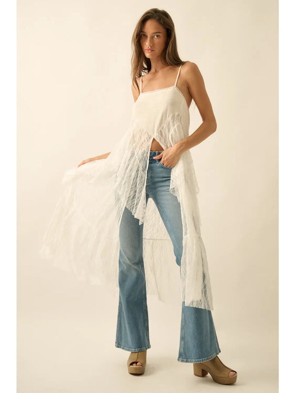 Promesa Lace Flyaway Maxi