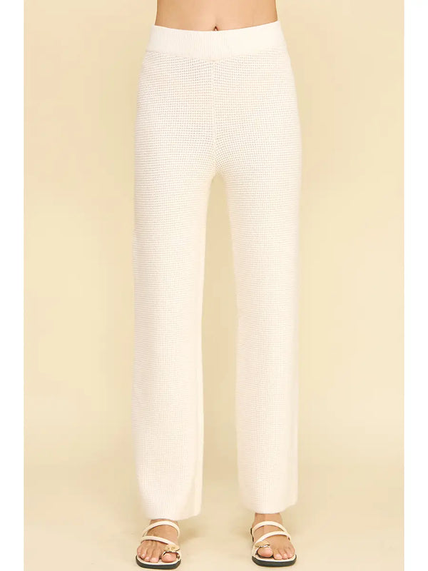Pinch Waffle Knit Pant