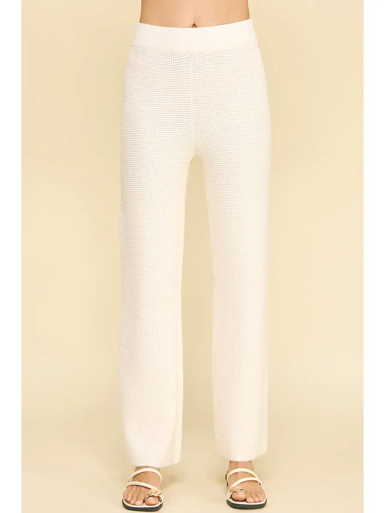 Pinch Waffle Knit Pant