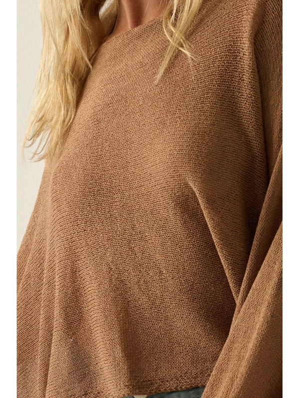 Promesa Sheer Knit Poncho