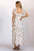 Storia Tiered Ruffle Maxi Dress