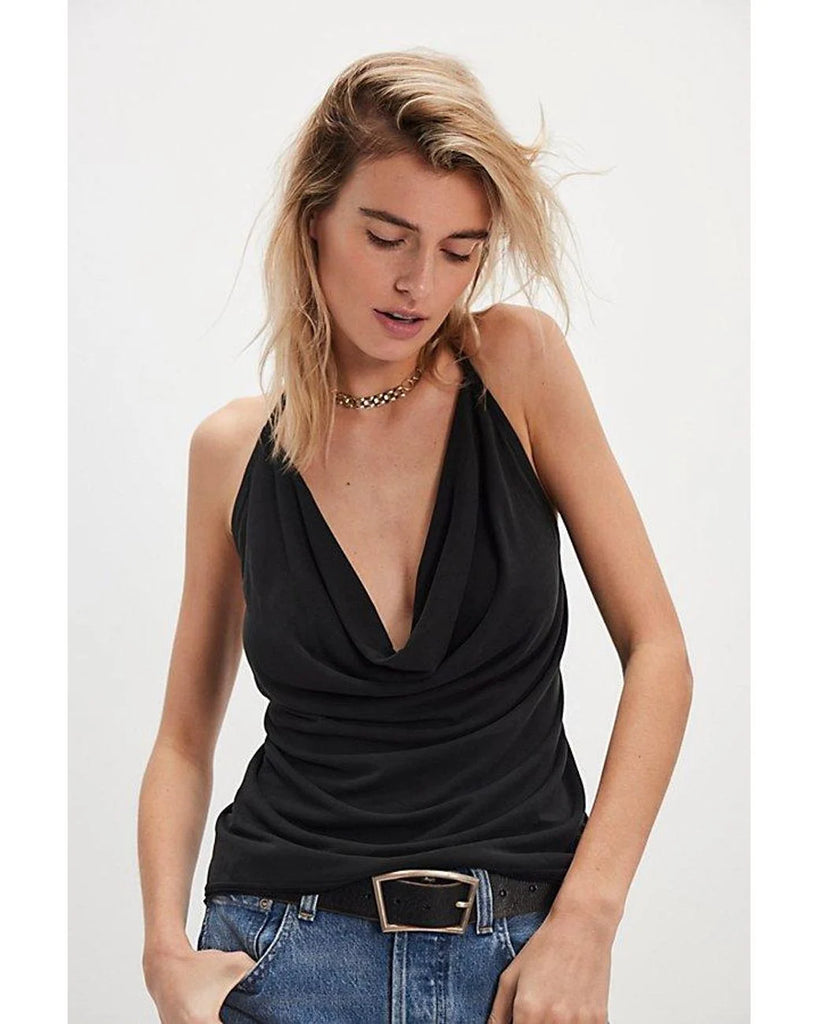 Free People Veda Cowl Neck