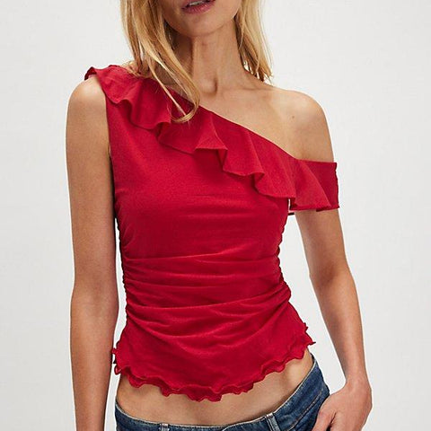 Free People Isla One Shoulder Top