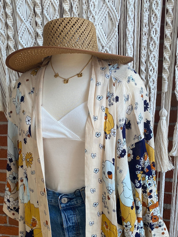 Free People Hidden Hills Maxi Kimono