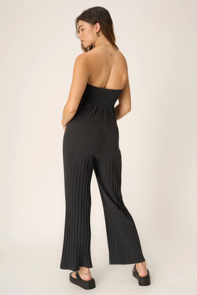 Project Marseille Strapless Rib Jumpsuit