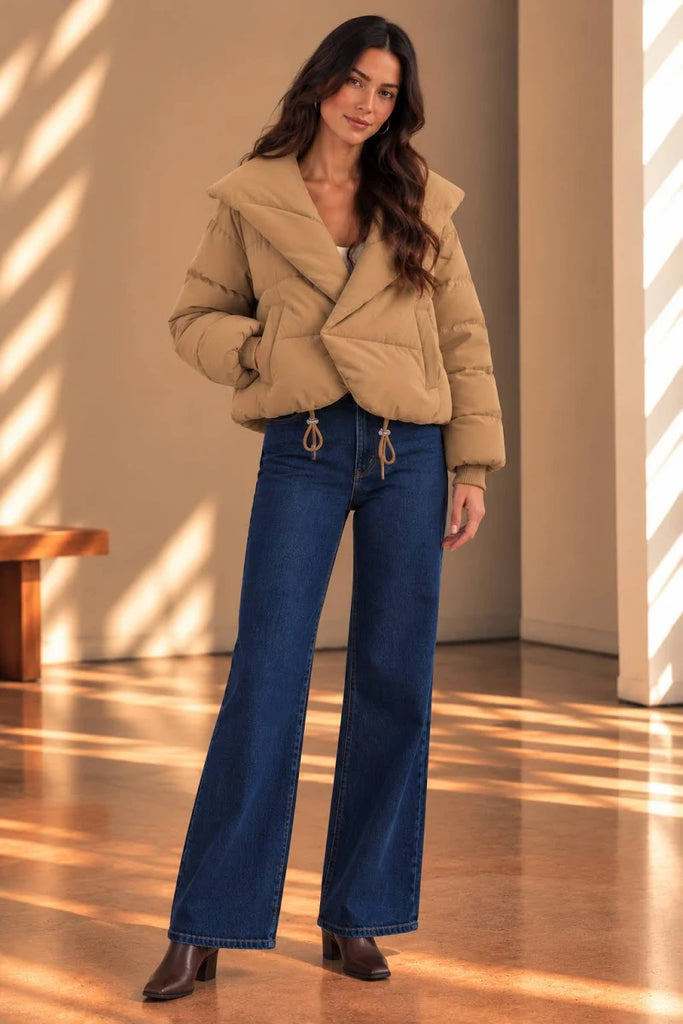 Habitual Cropped Puffer Jacket