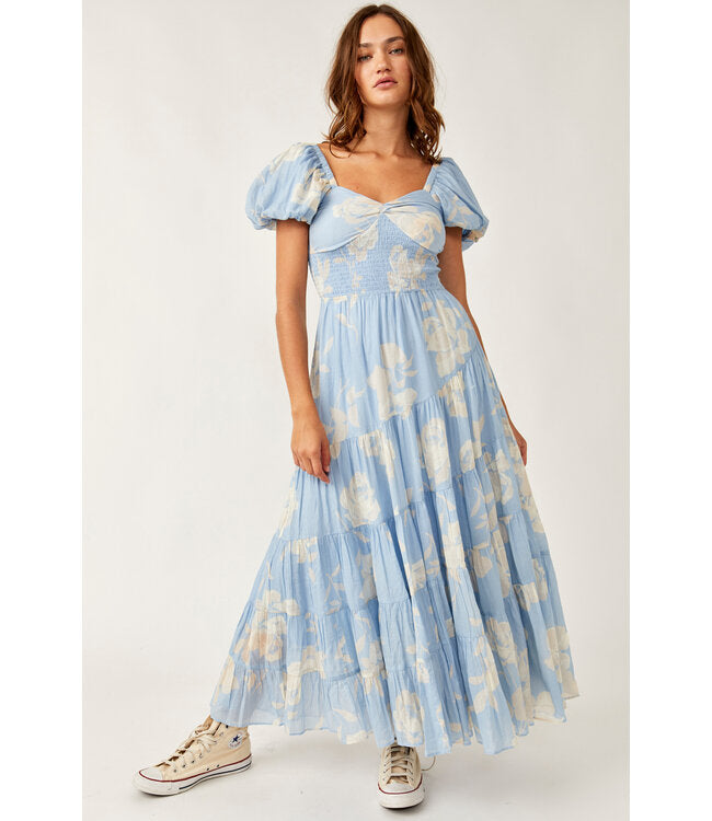 free people maxi dresses Free People Short Sleeve Sundrenched Maxi Dress – Timber Boutique
