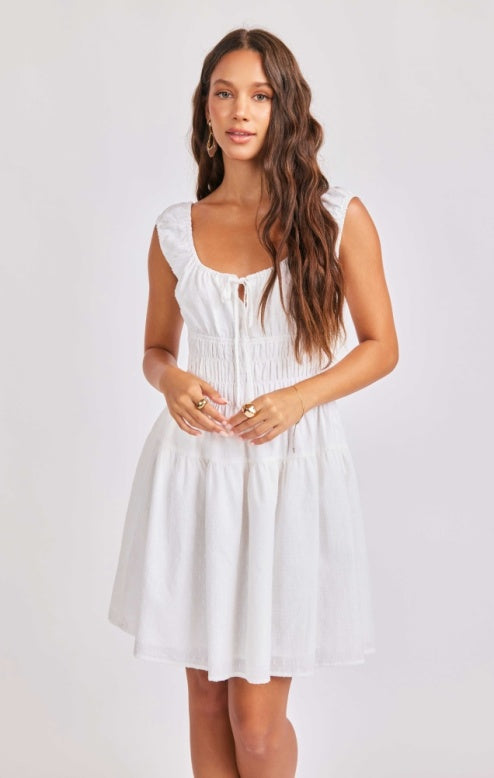 Sage Ariel Mini Dress