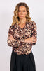 Sage Wild Mustang Ruched Blouse