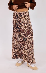 Sage Wild Mustang Maxi Skirt