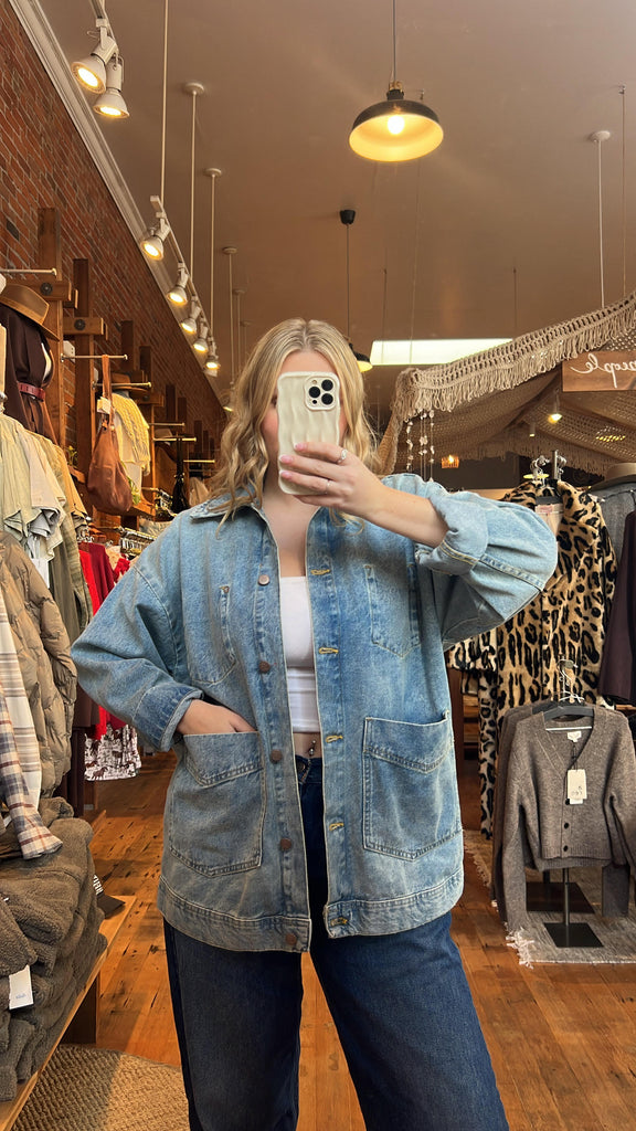 Free People Avery Denim Jacket