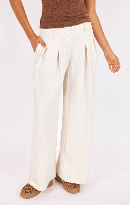 Sage Hustle Pleated Pant