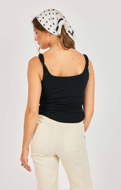 S&S Statuesque Twisted Strap Tank