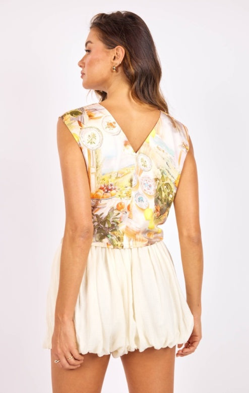 Sage Limoncello Ruched Tank