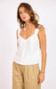 Sage Percy Lace Trim Cami