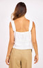 Sage Percy Lace Trim Cami