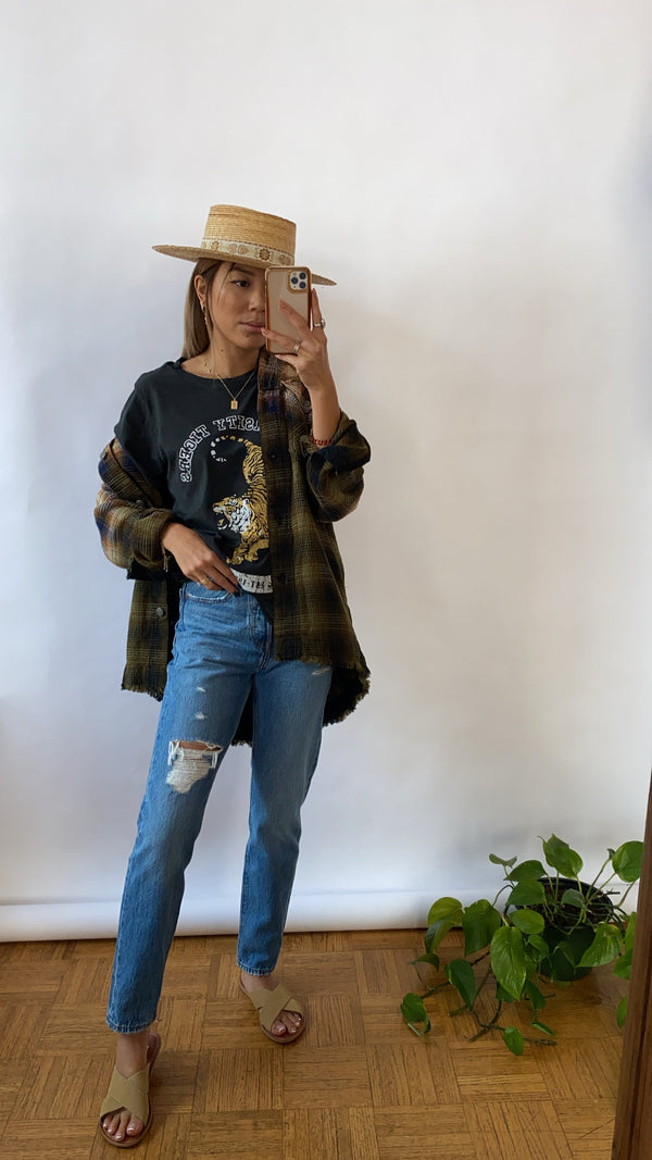 Free People Anneli Plaid Shacket