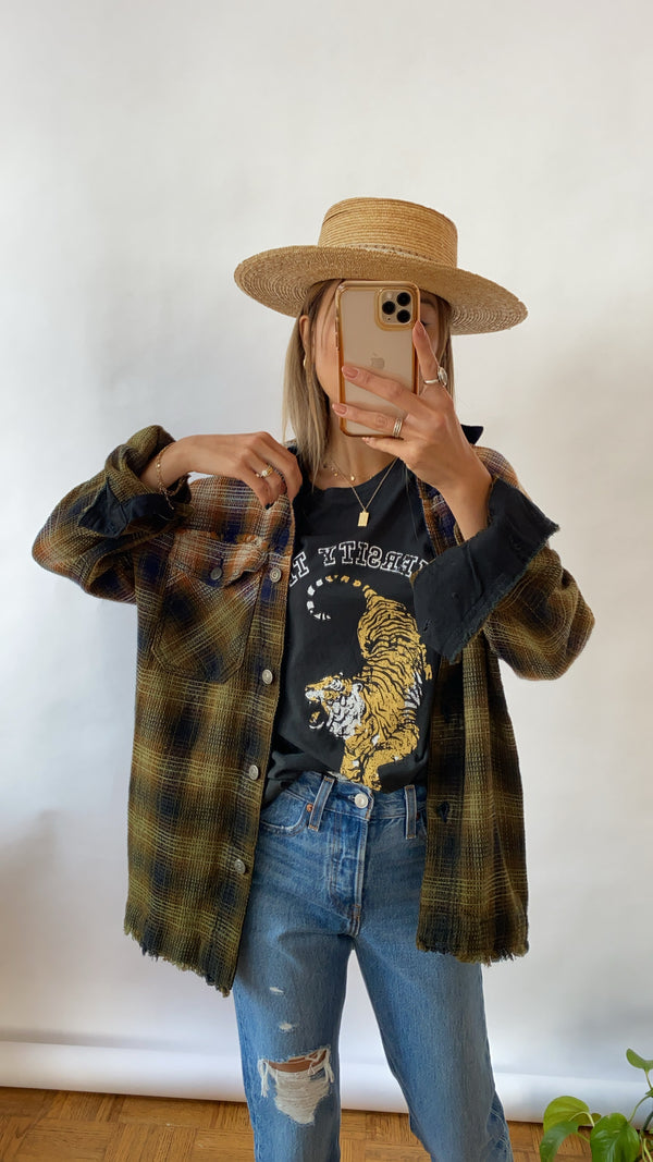 Free People Anneli Plaid Shacket