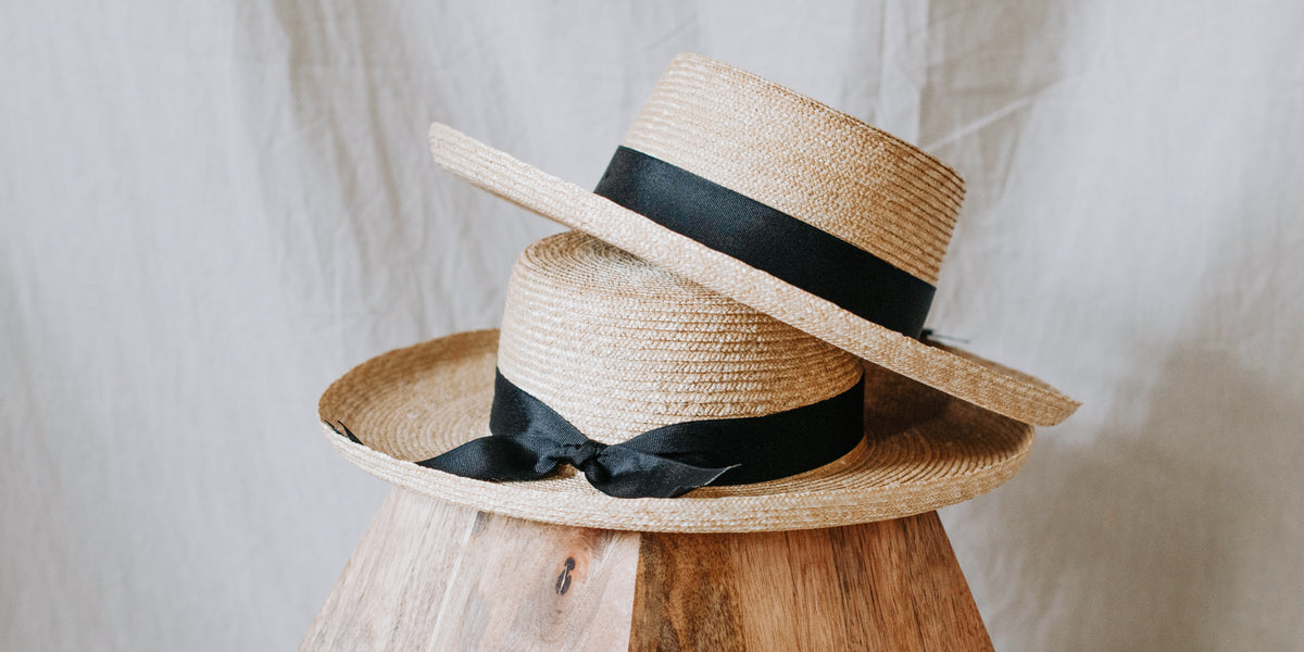 Lack of color boater hat ? Mira Wide Brim Boater Hat (Maple) | Lack of Color [CA] main image 3