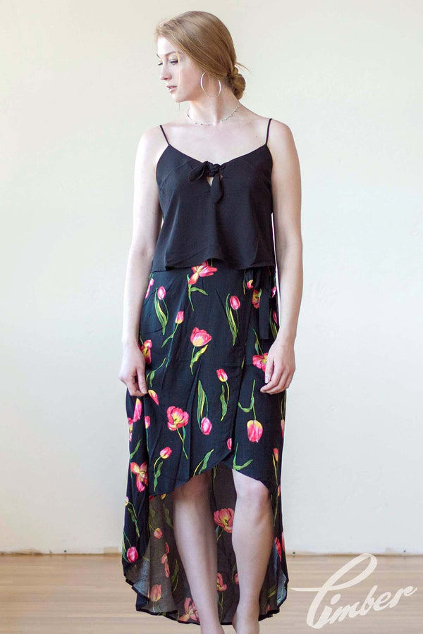 Lush Chiffon Crop