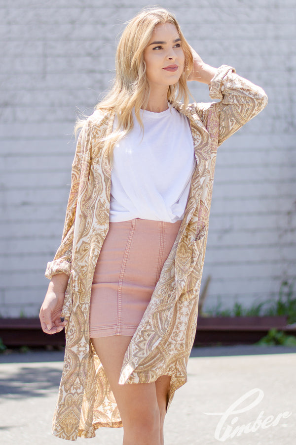 Free People Half Moon Duster