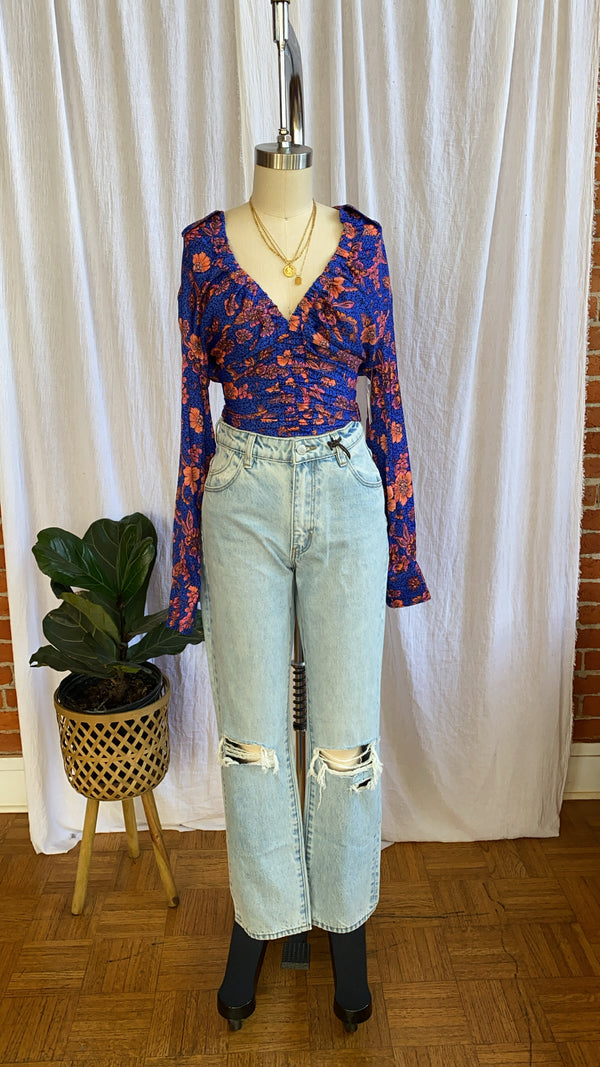 Free People I Got You Printed Top