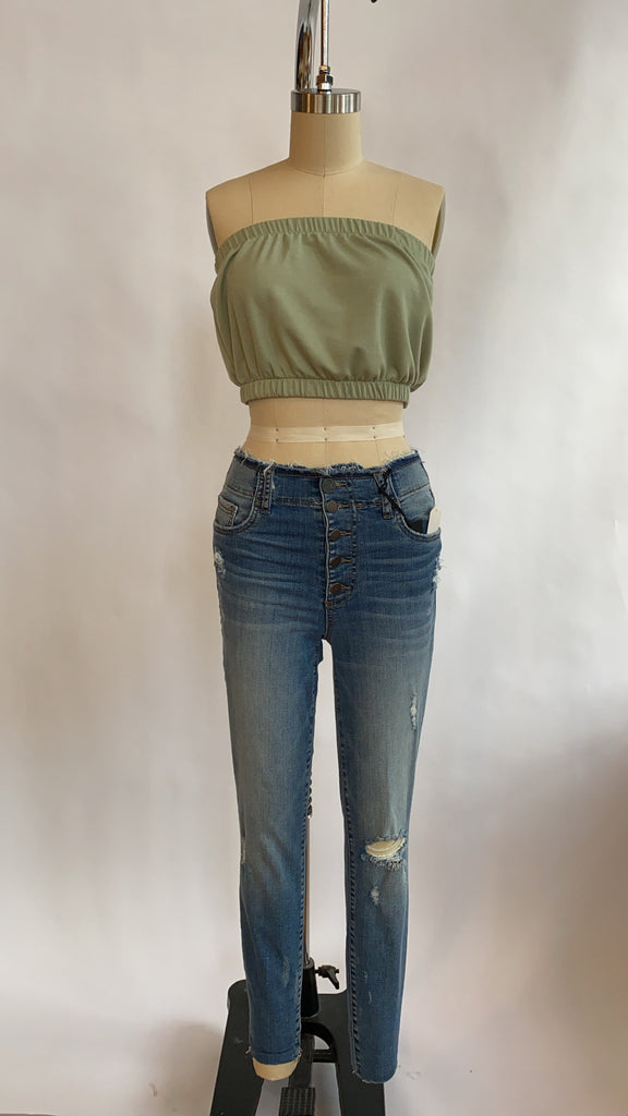 Sage Luxe Lounge Tube Top