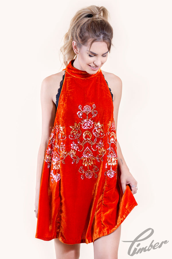 Free People Jill's Sequin Swing